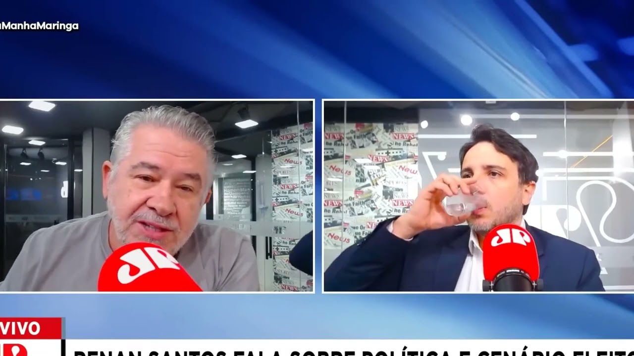 Renan Santos fala sobre segurança pública em entrevista na Jovem Pan Maringá