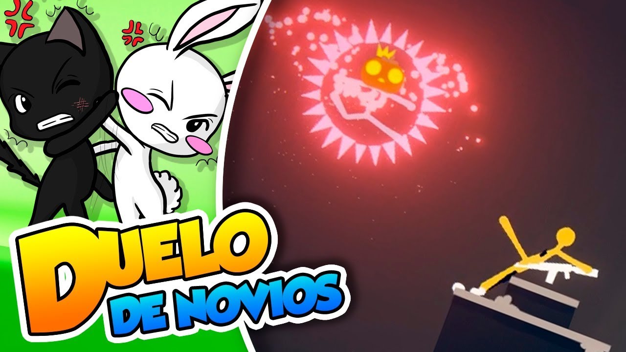 ¡La calabaza infernal! |#75| Duelo de novios (Stick fight) DSimphony y Naishys