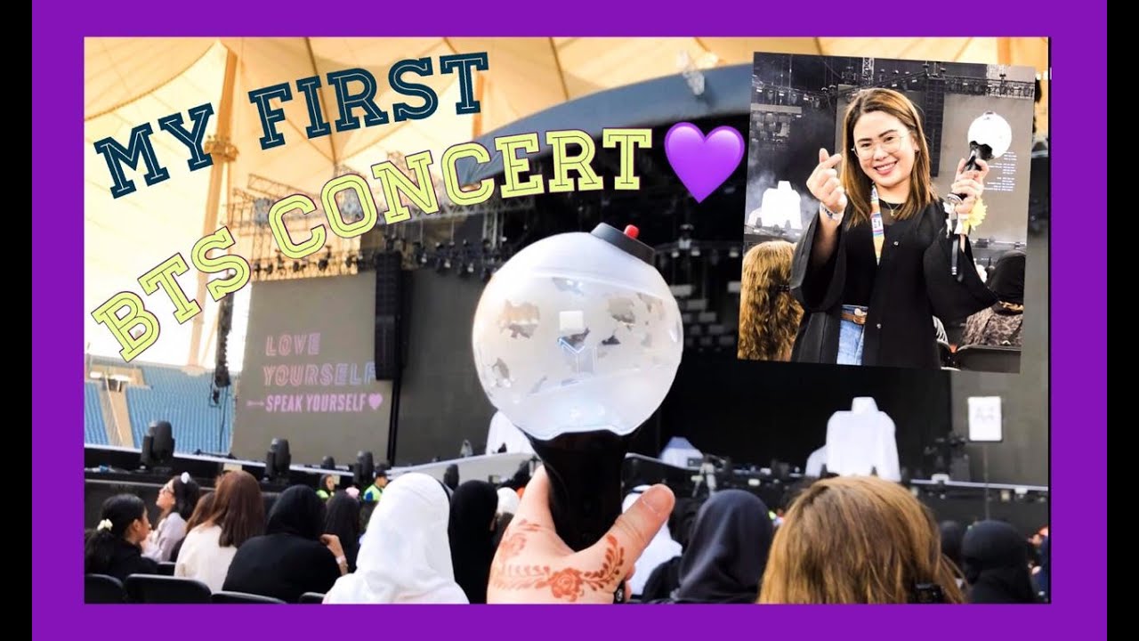 My 1st BTS CONCERT! #BTSinSaudiArabia💜✨ BTS IN RIYADH-LOVE YOURSELF: SPEAK YOURSELF