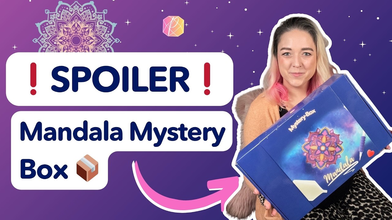 NEU Picmondoo Mystery Box Mandala - Wir packen ALLES aus! I Diamond Painting Tagebuch