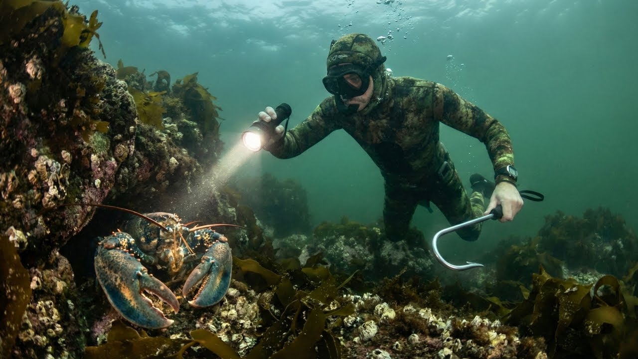 Foraging For Giant Lobster and Crabs | Seafood Feast