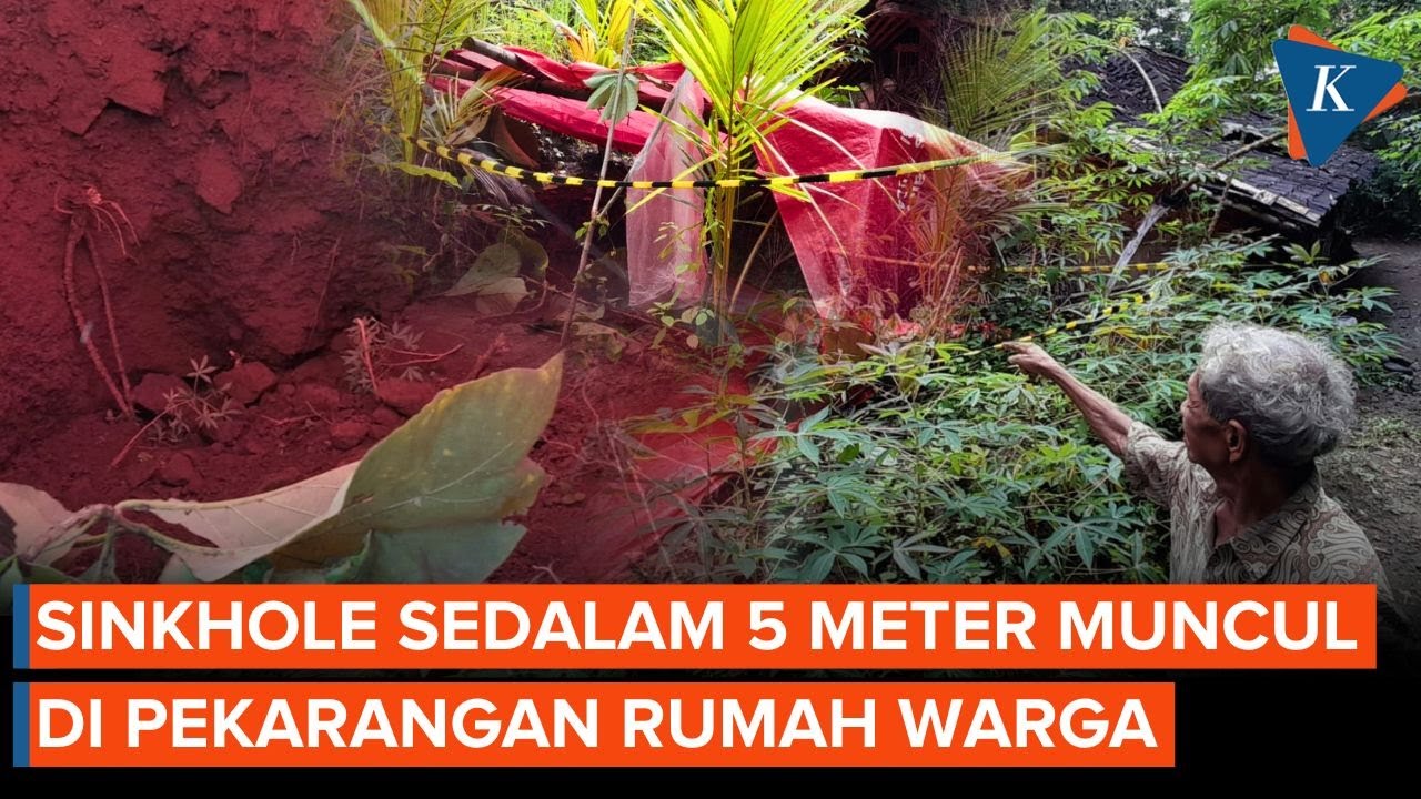 Sinkhole Muncul di Kulon Progo, Kedalamannya Capai 5 Meter