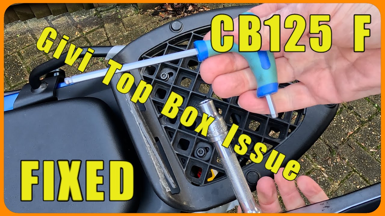 *Проблема с кофром Givi для CB125 F решена*