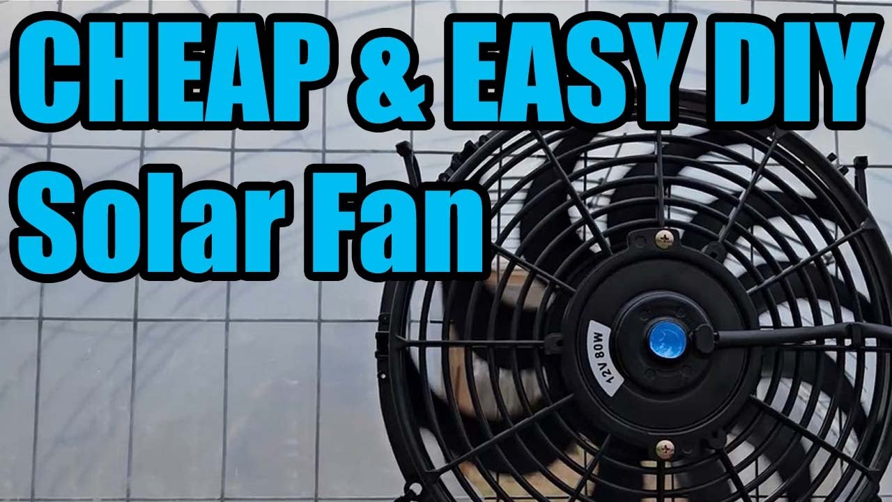 OFF GRID SOLAR GREENHOUSE FAN