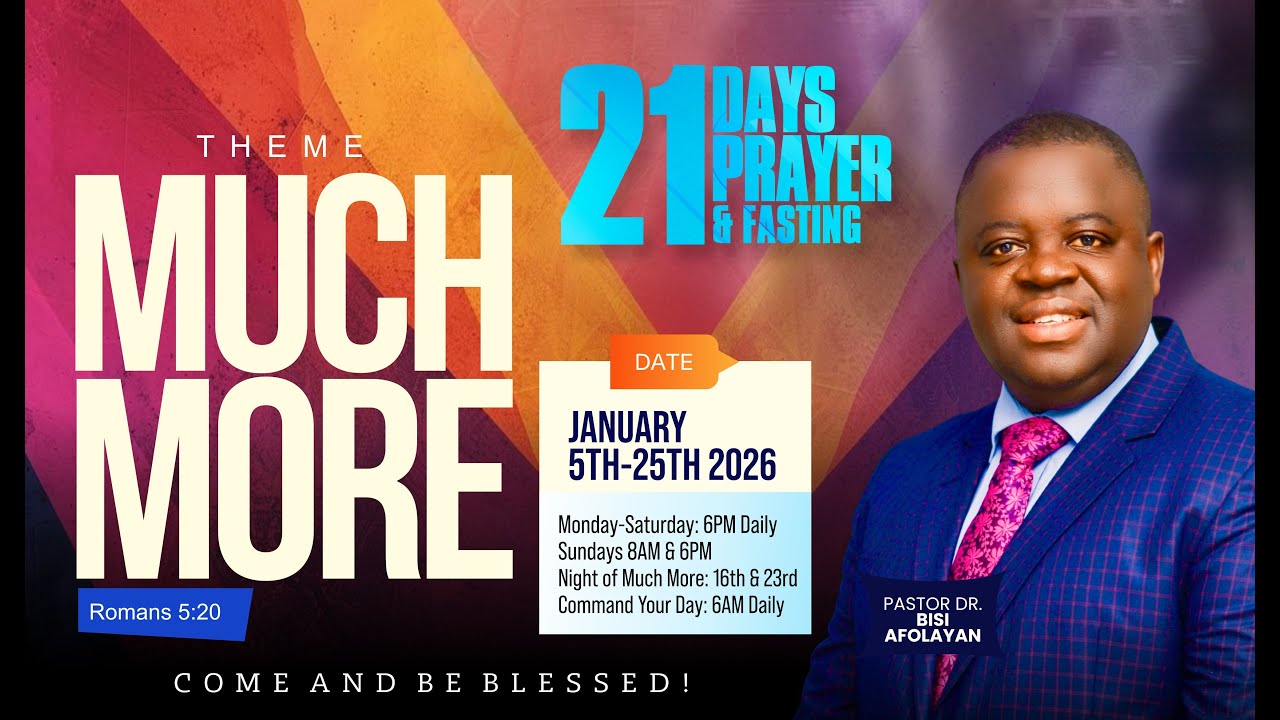 21 DAYS PRAYER AND FASTING (DAY 14) | MUCH MORE | JANUARY 18, 2026