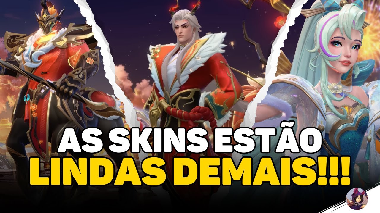 AS NOVAS SKINS PÉTALAS DE PRIMAVARA ESTÃO LINDAS