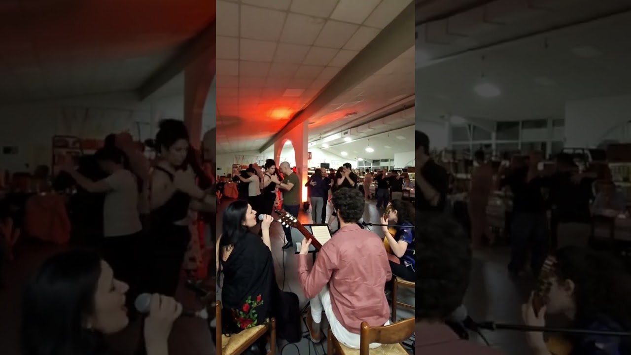 Tango por milonga #argentinetango #tango #vozyguitarra #trio #milonga #bailarinos #live