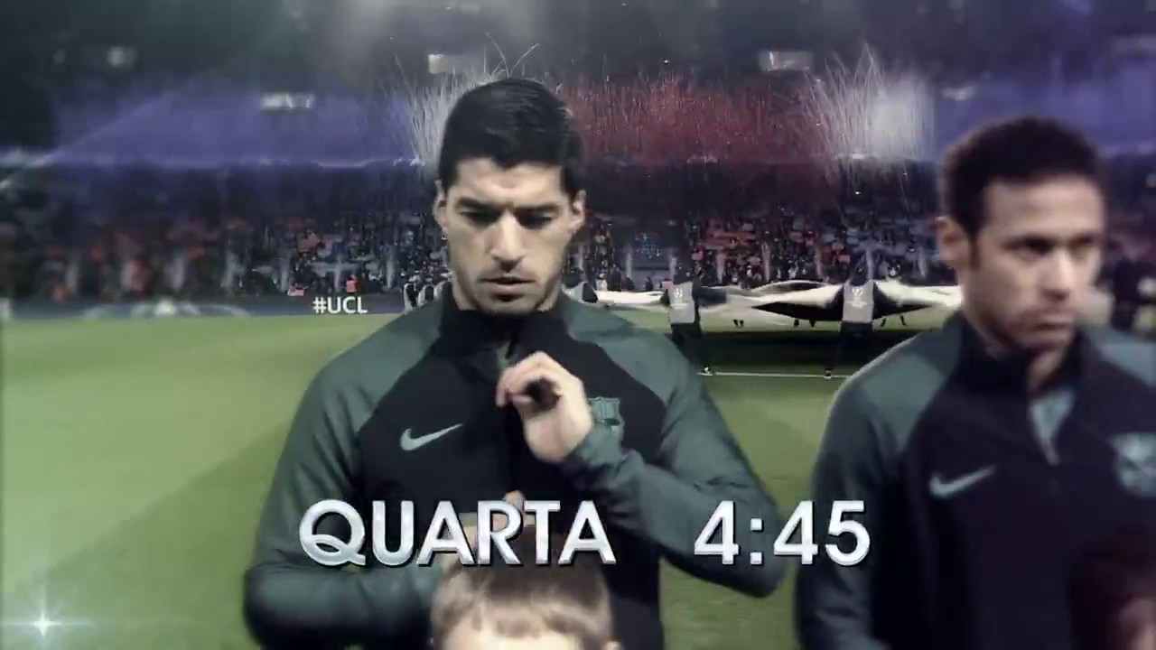 Chamada - Barcelona x Paris Saint-Germain (Rede Globo)