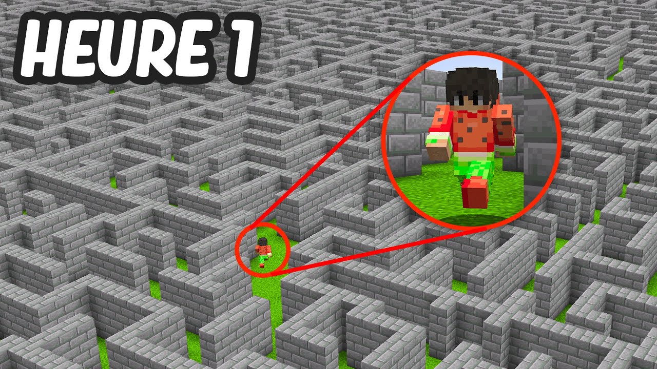 J'ai survécu dans un LABYRINTHE PIÉGÉ sur Minecraft..