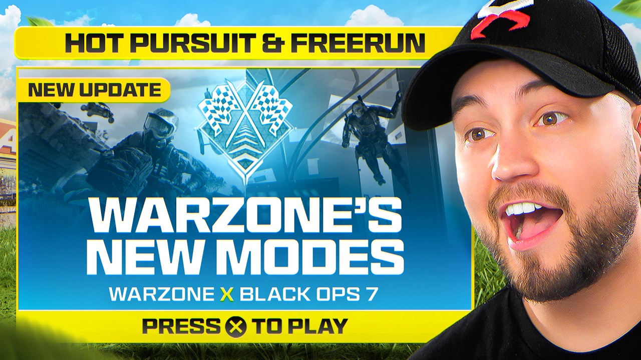 Warzone's NEW MODES are Actually FUN! (Hot Pursuit & Freerun BO7)
