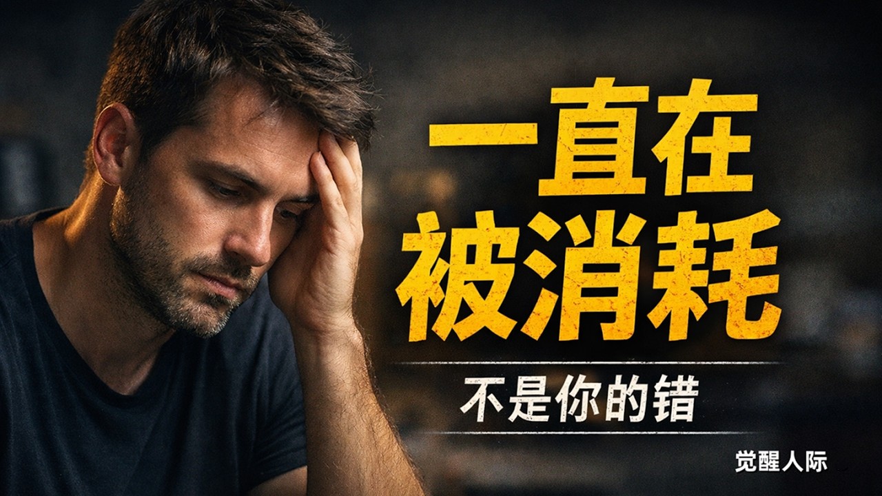 💥你累的原因，從來不是努力！#人際覺醒 #關繫邊界 #好人陷阱 #情緒管理 #時間管理 #自我成長 #人生主動權  #繫統調用 #邊界管理 #善良與消耗 #斷捨關繫 #高效人生 #掌控生活 #覺醒思維