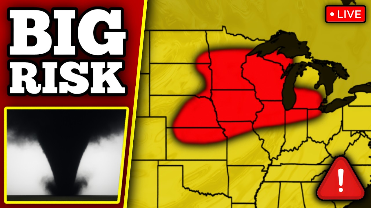 🔴 BREAKING TORNADO ON THE GROUND - Tornadoes Possible With LIVE Storm Chasers...