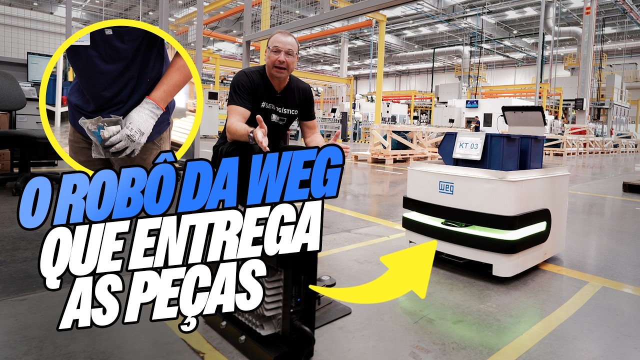 Como a WEG Usa Rob&ocirc;s Aut&ocirc;nomos para Otimizar a Log&iacute;stica Interna | Intralog&iacute;stica 4.0