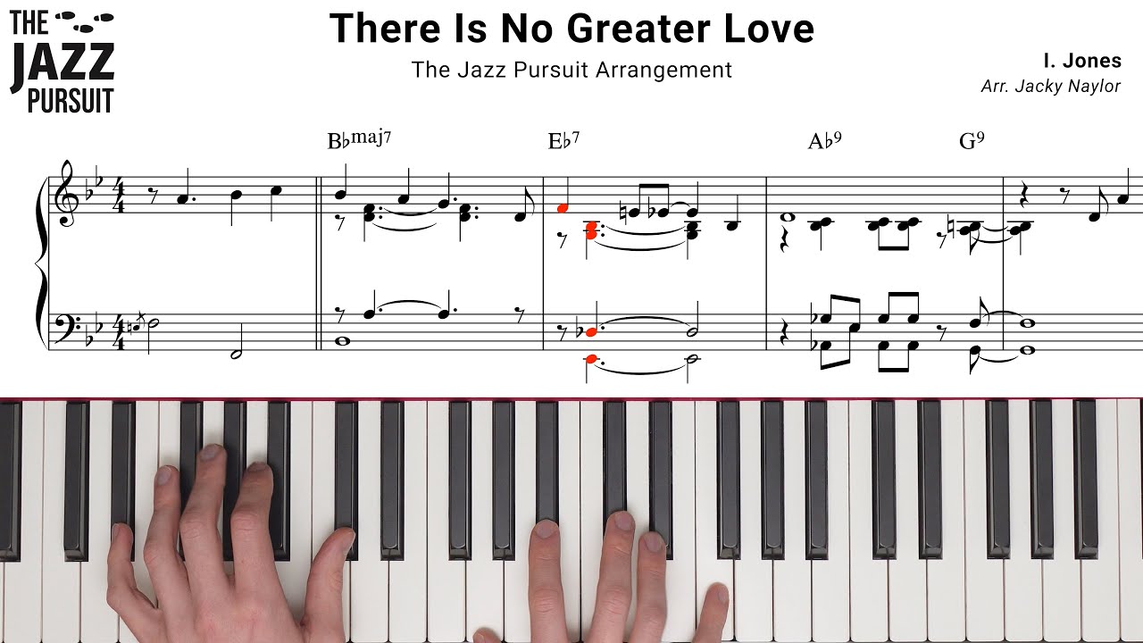 There Is No Greater Love (I. Jones) Arrangement | The Jazz Pursuit