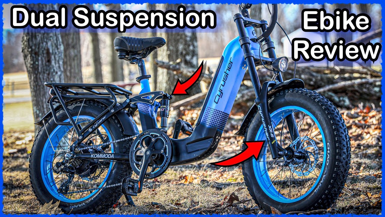 Cyrusher Kommoda 750W E-Bike Review ~ A Dual Suspension Fat Tire Electric Bike!