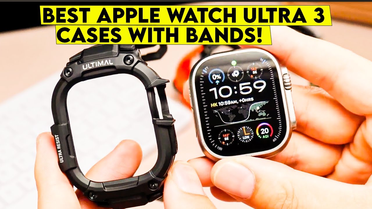Лучшие чехлы с ремешками для Apple Watch Ultra 3🔥 | Прочные и стильные варианты