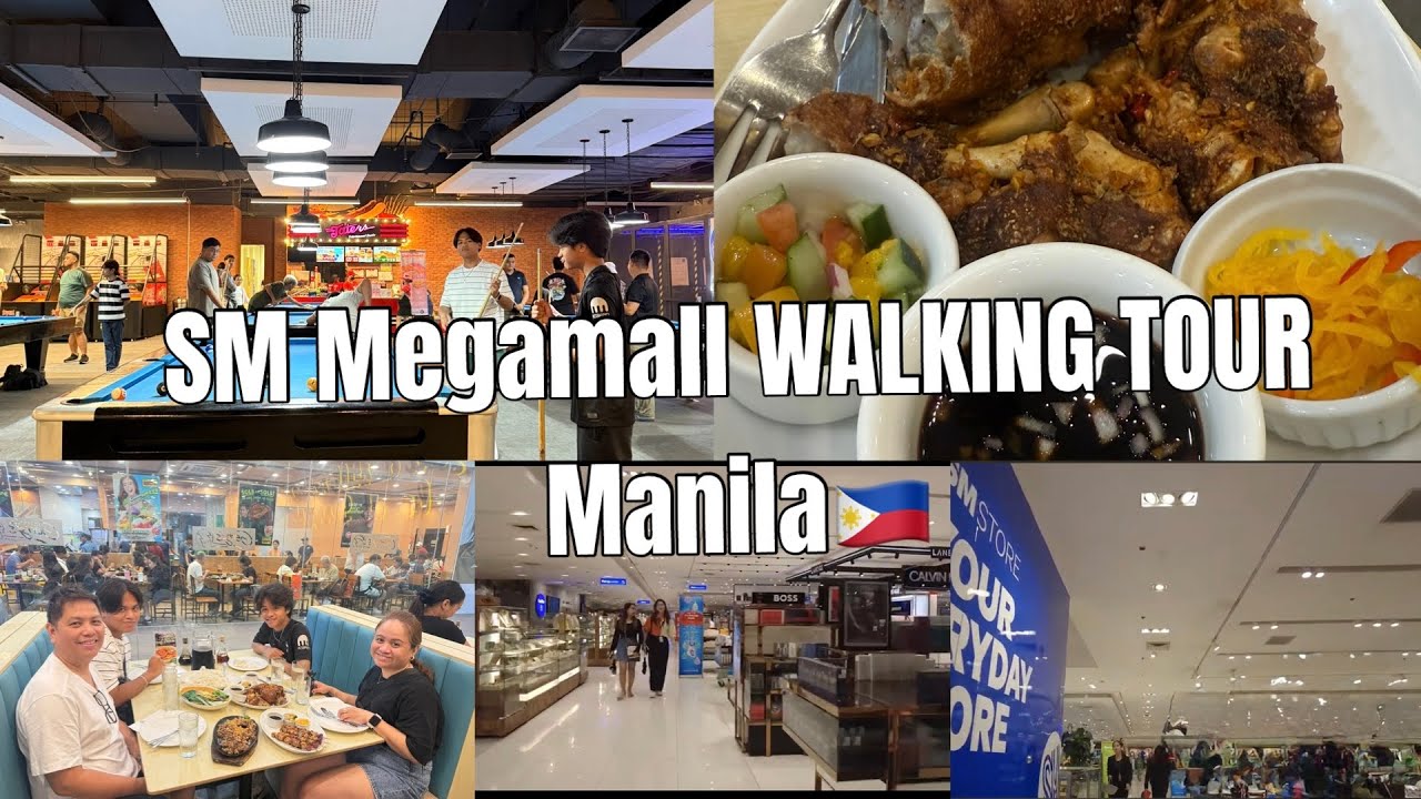 SM Megamall Manila 🇵🇭 Walking Tour & Shopping Vlog | Philippines Travel