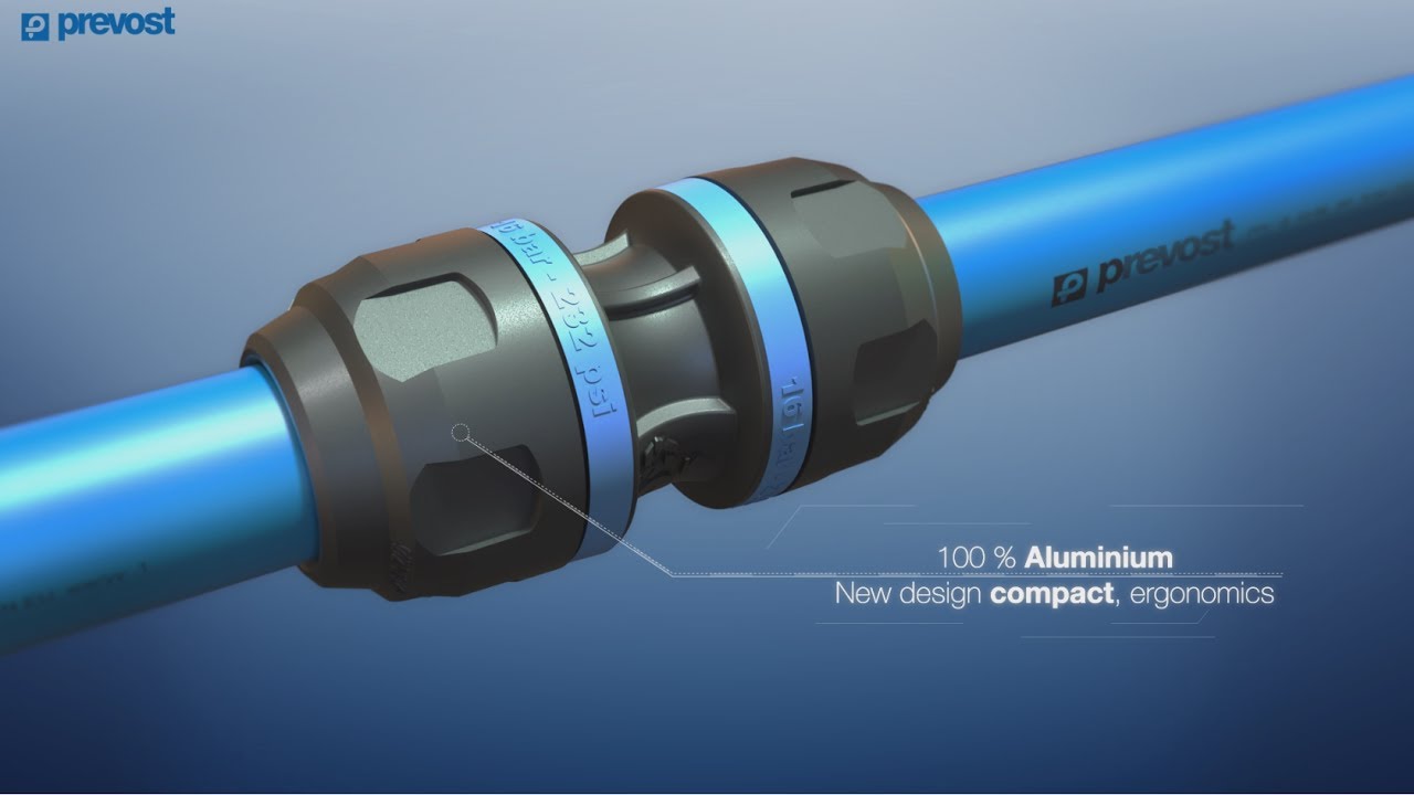 Compressed air network - PREVOST PIPING SYSTEM - 100% aluminium - US