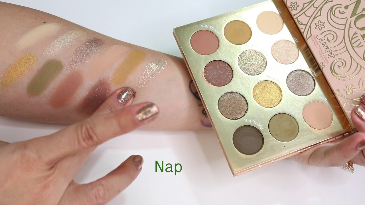 COLOURPOP | BOUDOIR NOIR Palette | SWATCHES ONLY | 2 MINUTE VIDEO