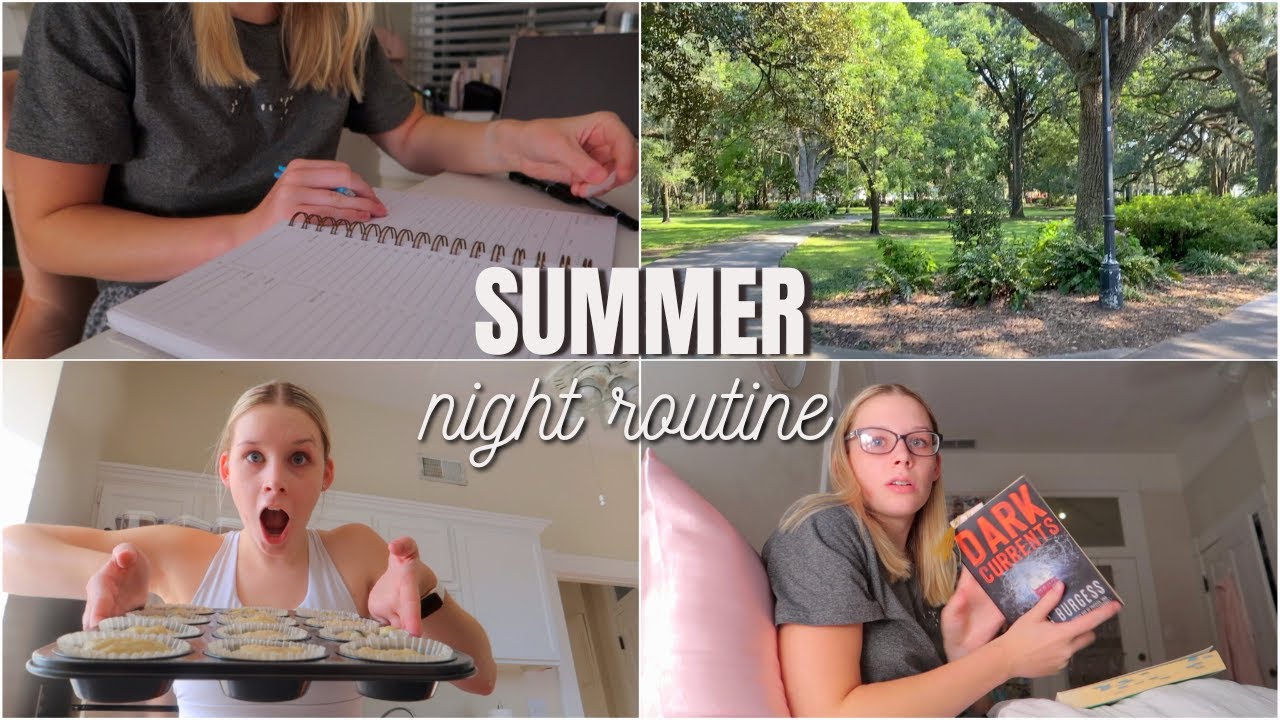 summer 2022 night routine in savannah ga || summer quarter @ scad