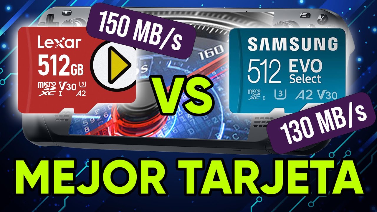 MicroSD Lexar vs Samsung EVO 512GB⚡ Mejor tarjeta para Steam Deck