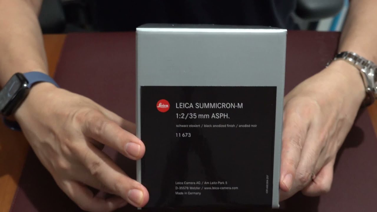 Leica Summicron M 35mm Unboxing