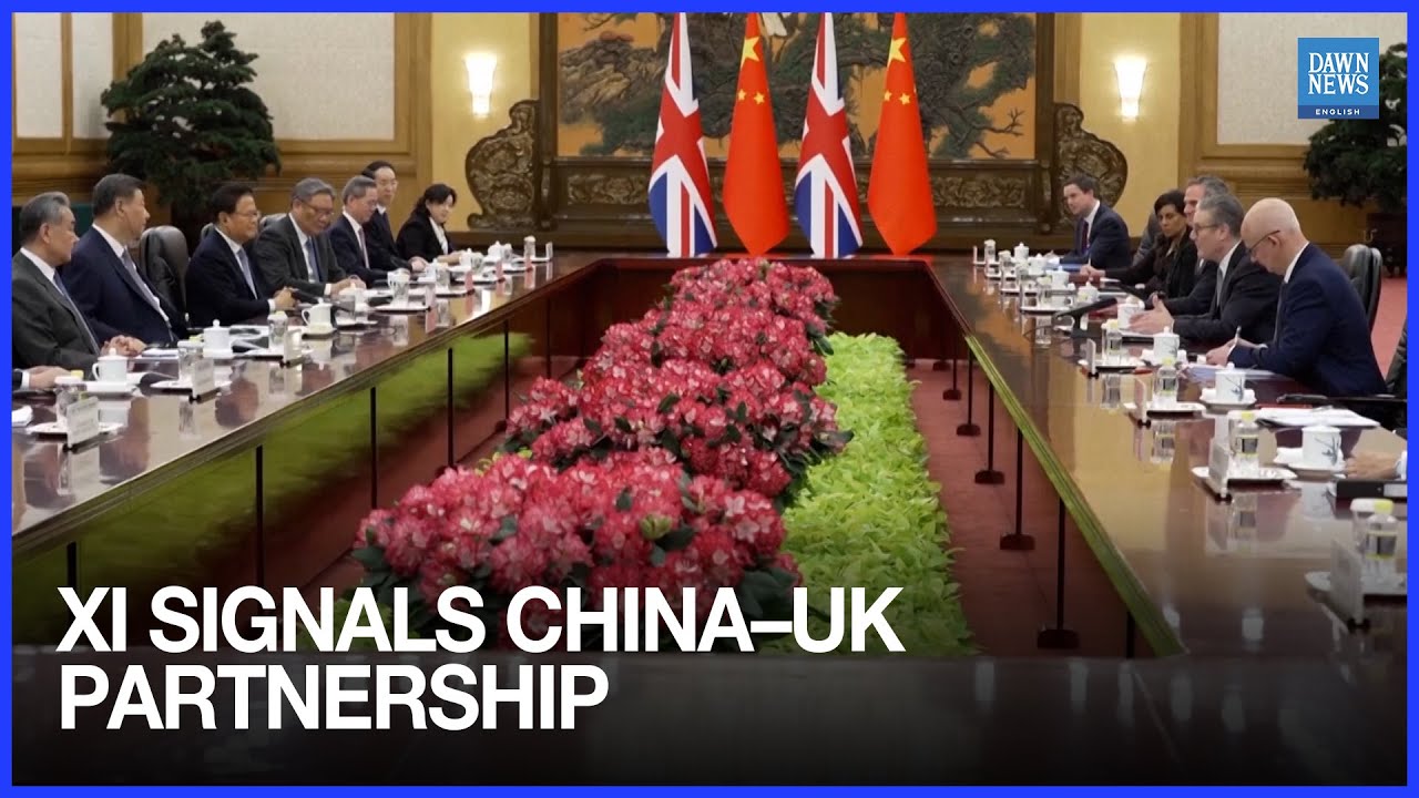 Xi Says China Ready To Develop Long-Term Strategic Partnership With Britain