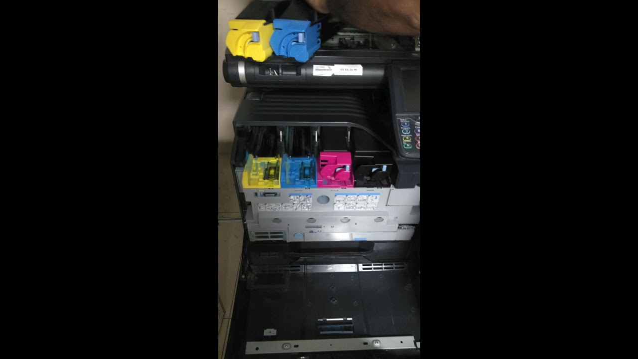 how to open drum unit Kyocera Taskalfa c5550i c5551i c4550ci c4551