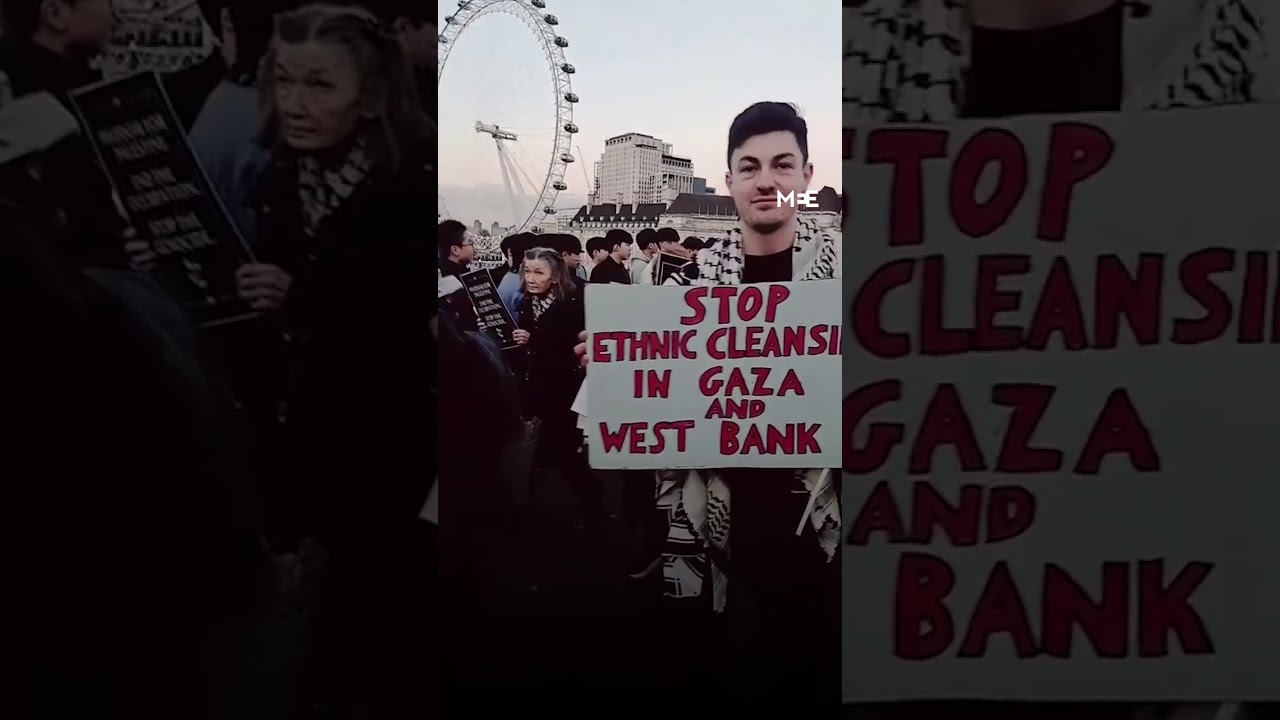 Silent procession in London to commemorate Palestinian genocide