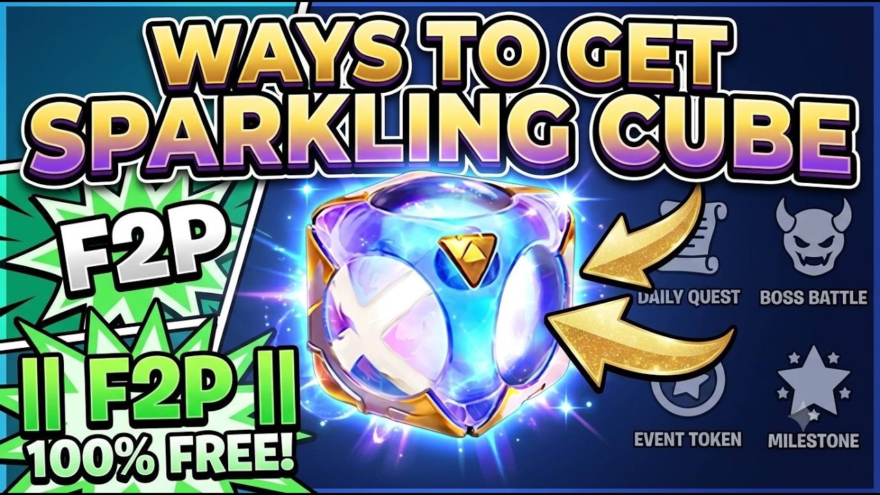 Ways to get sparkling cube for F2P players