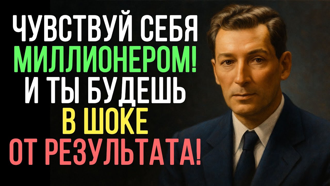 Ты ДОЛЖЕН ЧУВСТВОВАТЬ СЕБЯ, как МИЛЛИОНЕР - Невилл Годдард