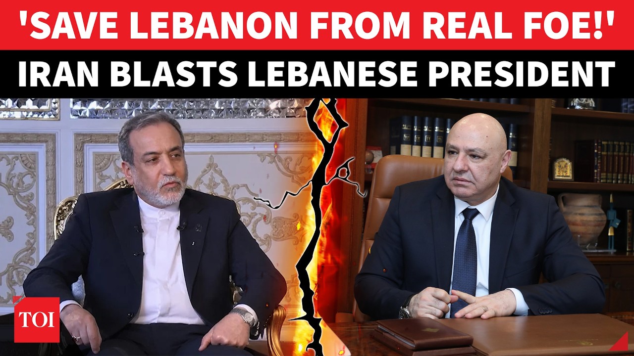 'CONFRONT ISRAEL': Iran's Fiery Attack On 'Arab Traitor' | Araghchi Blasts Pro-West Lebanese Pres.