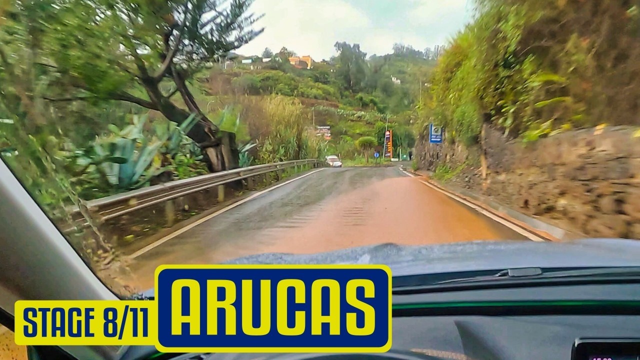 WRC Rally Islas Canarias 2026 | Stage 9/12 Arucas - Teror | POV Recce