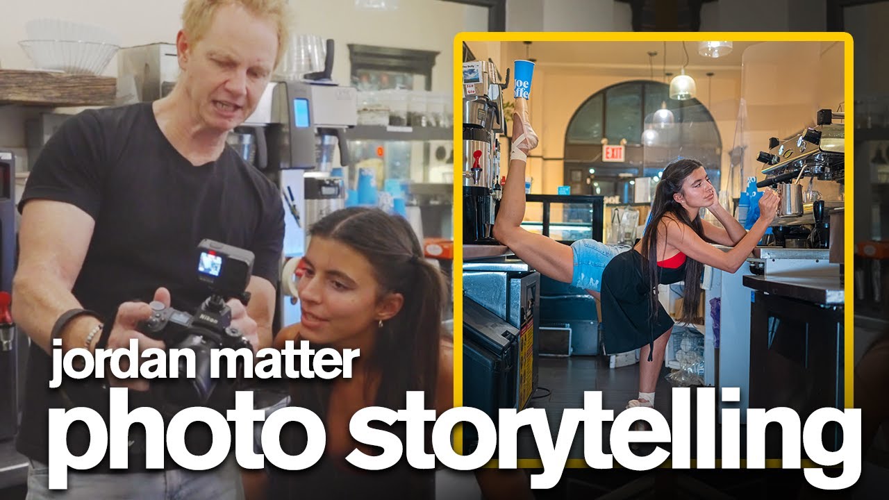 COFFEE SHOP CHALLENGE - How Jordan Matter tell stories through pictures