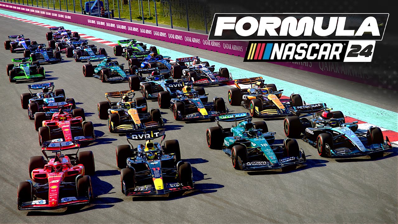 I played the Formula NASCAR 24 Game...