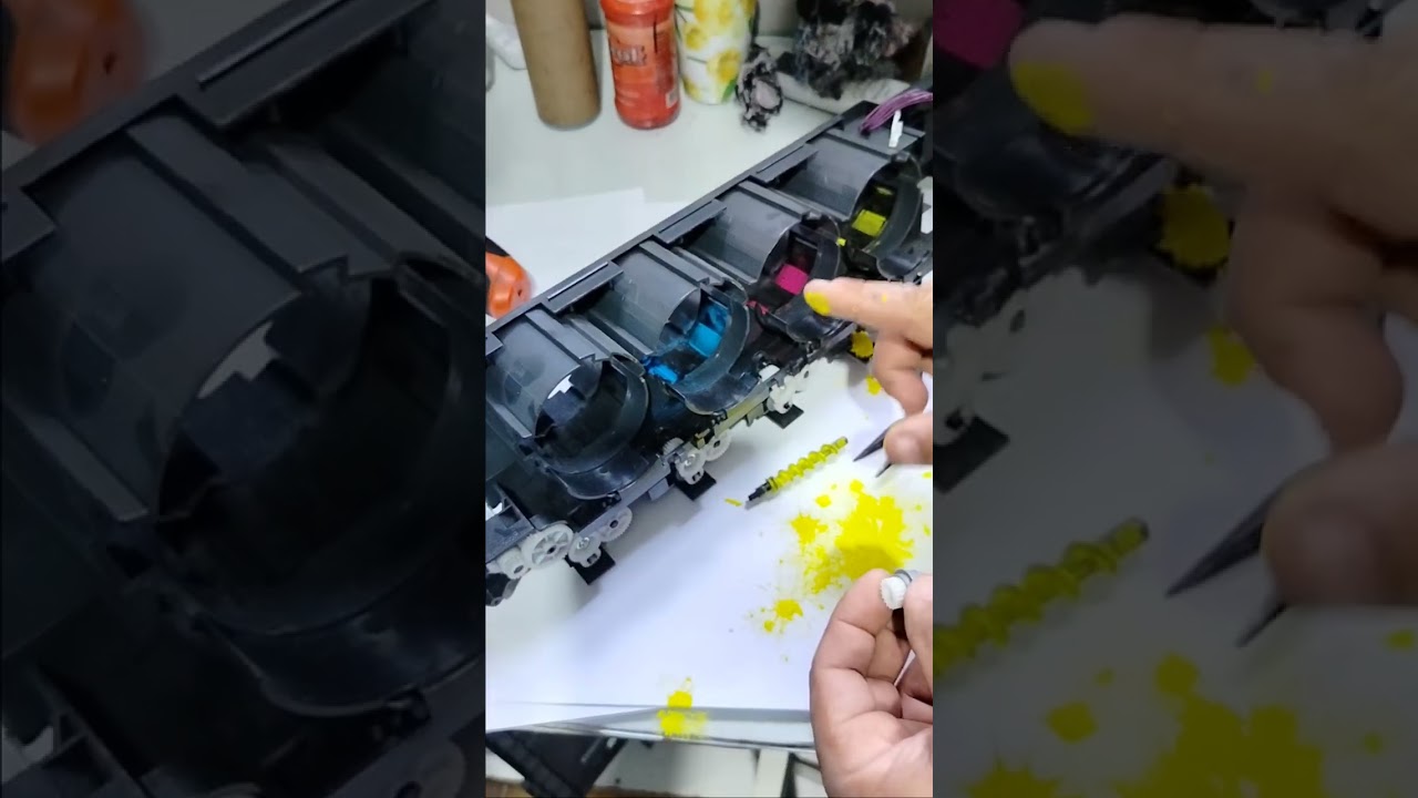 Como verificar sistema de adição de toner(Hooper/bomba de toner/botelha) Konica Minolta parte 1