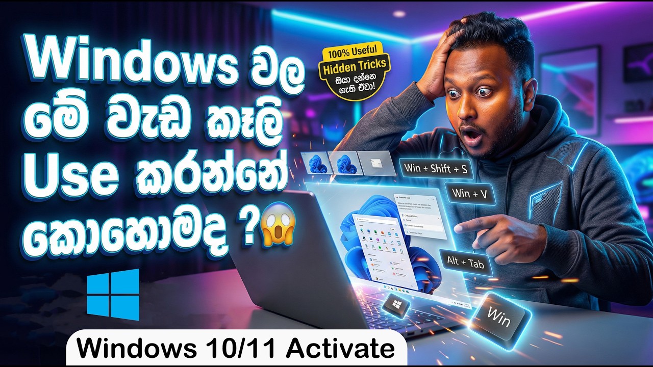 Windows 11 Activate Sinhala New 2026 | How to Activate Windows 11 Sinhala | Windows 11 Activate