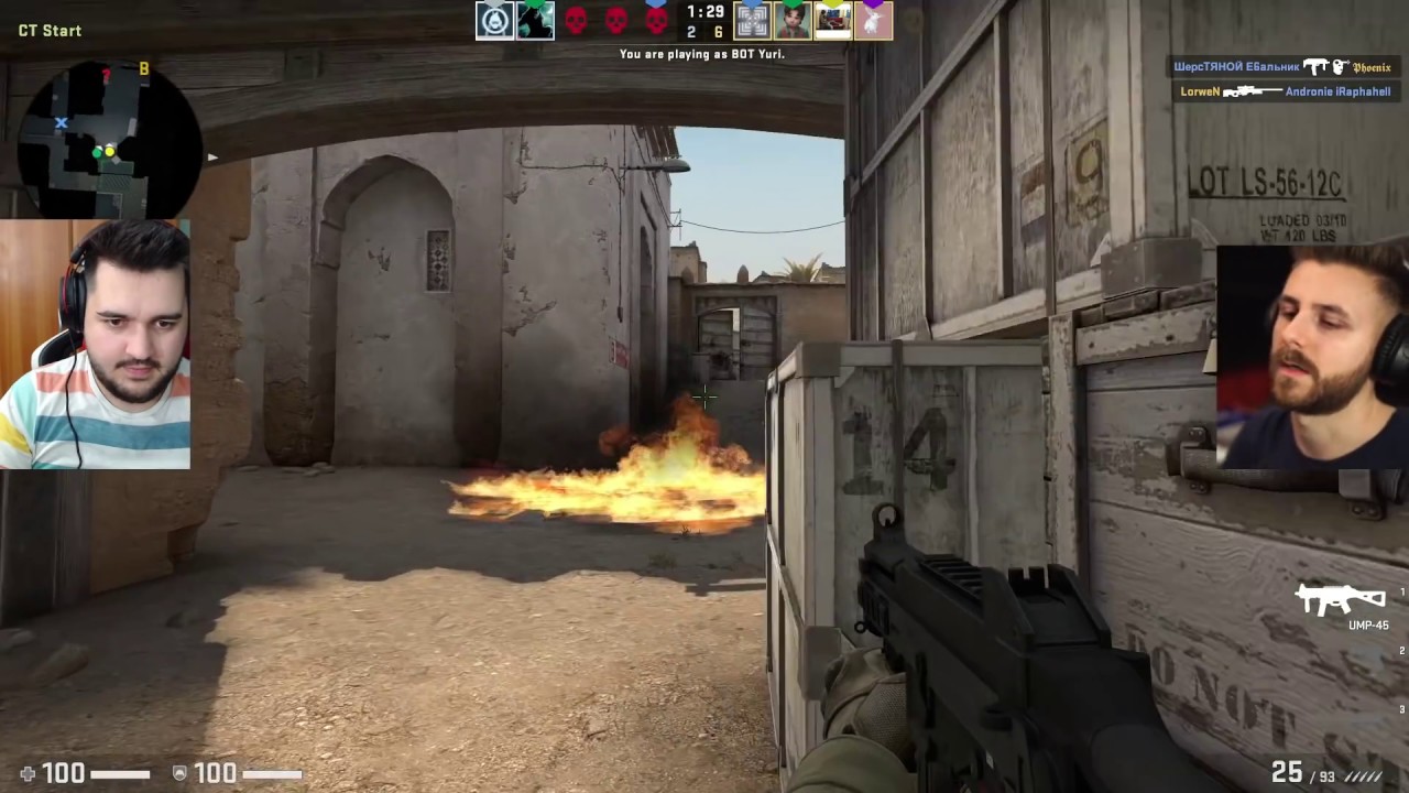 IRAPHAHELL SE CEARTA CU UN RUS BEAT PE CS:GO COMPETITIVE!