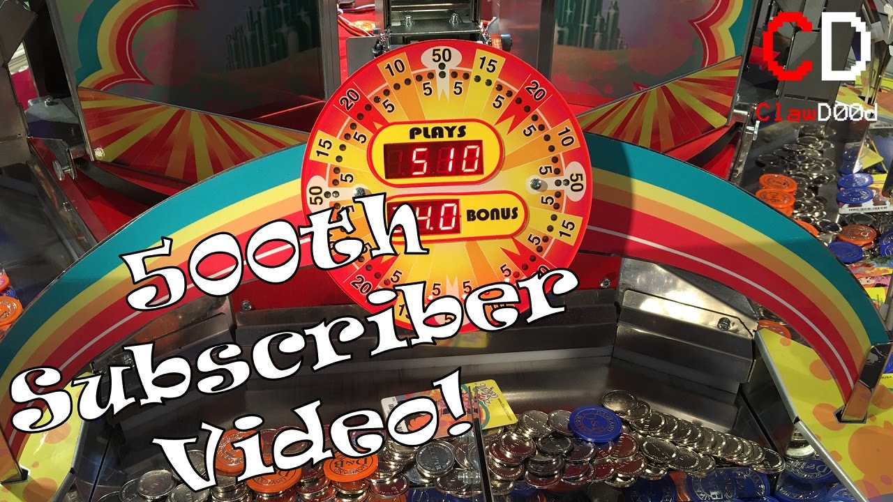 Wizard of Oz Coin Pusher | 500 PLAYS FOR 500 SUBSCRIBERS (RAPID FIRE) Video!!!