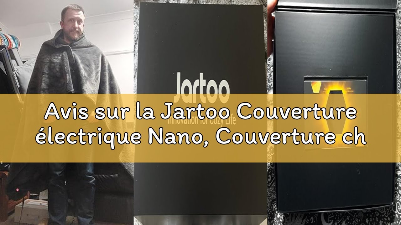 Avis sur la Jartoo Couverture électrique Nano, Couverture chauffante Portable et Lavable - Sécurité