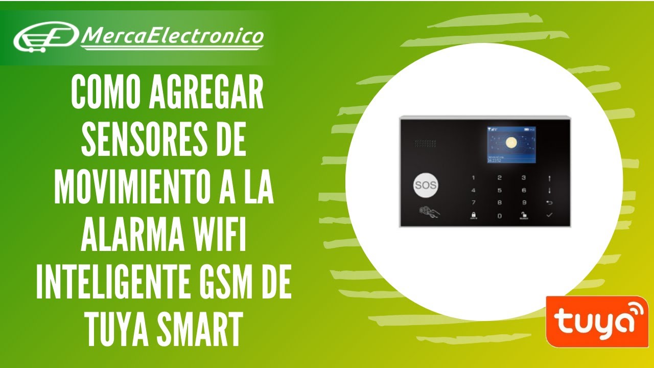 Como agregar sensores de movimiento a la alarma wifi GSM Tuya Smart
