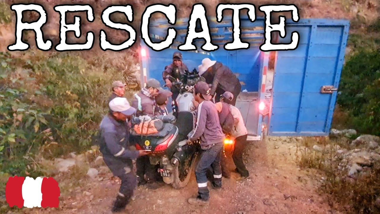 Nos RESCATARON en el MEDIO de la NADA con la MOTO ROTA en Perú / E.86 AMERICA en MOTO