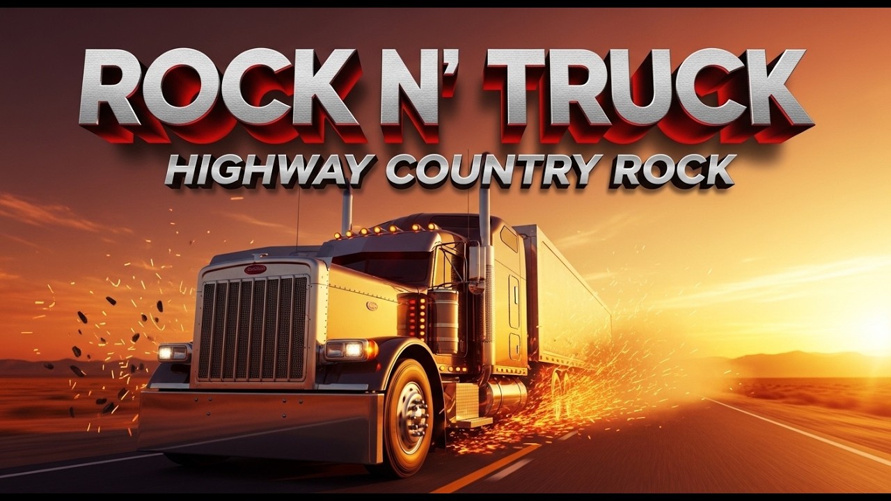 Heavy Highway Truck Country Rock – Steel Guitar Energy | Rock N Roll New York #HighwayMusic #Rock