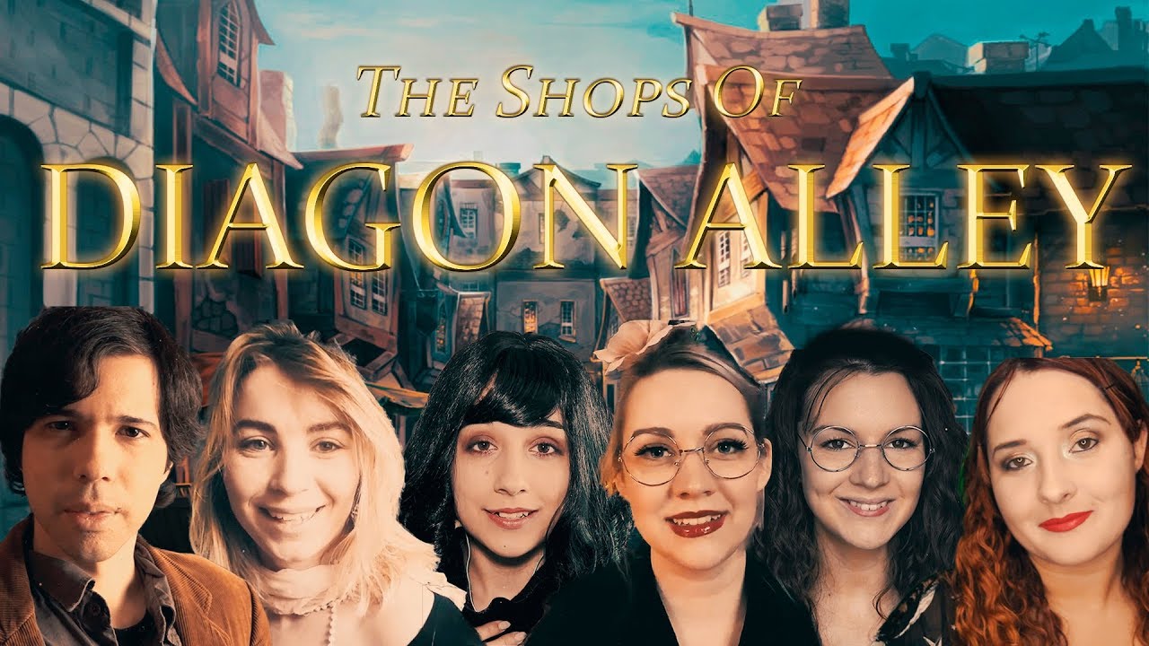 ✨ The Shops of Diagon Alley ✨ASMR [Part One] 🔮 Magical Collab ✨Spells ⚗️Potions & More💎