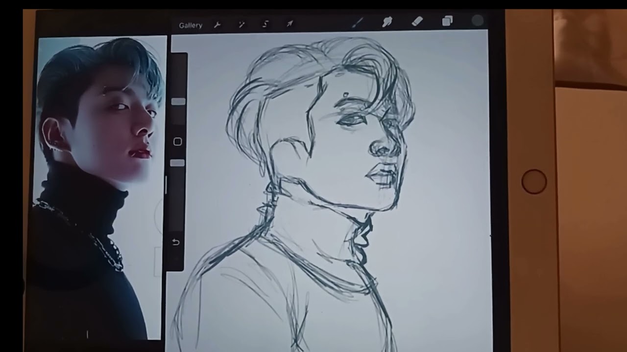 Draw with me; Jungkook