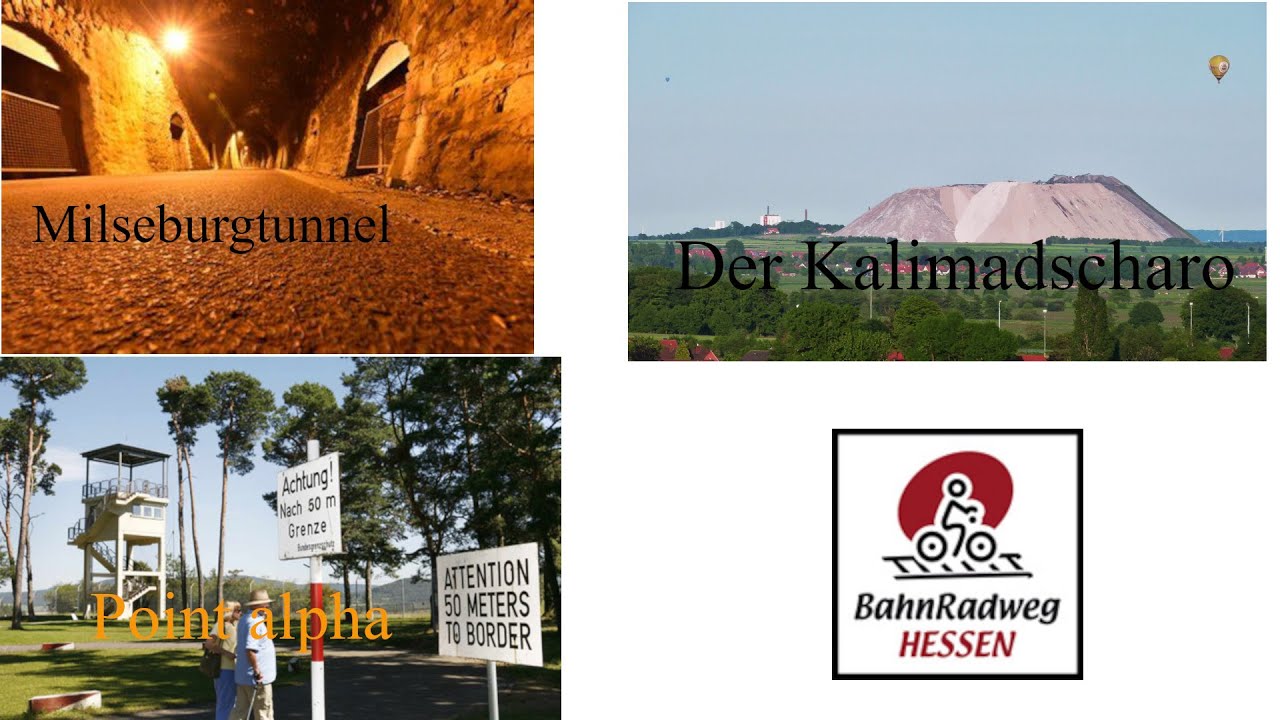 Von Bad Hersfeld nach Fulda - Point alpha - Kalimandscharo -Milseburgtunnel