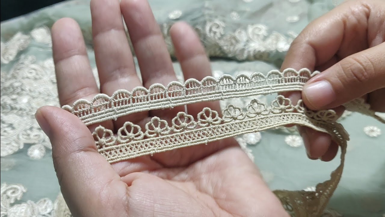 pure shafoon dress preparations || laces fabric Selection #fun