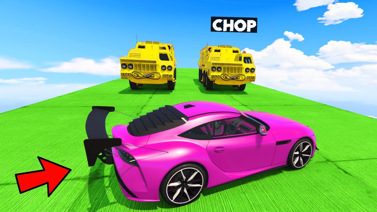 GTA 5 FACE TO FACE CHALLENGE BUT CHOP GOT TROLLED
