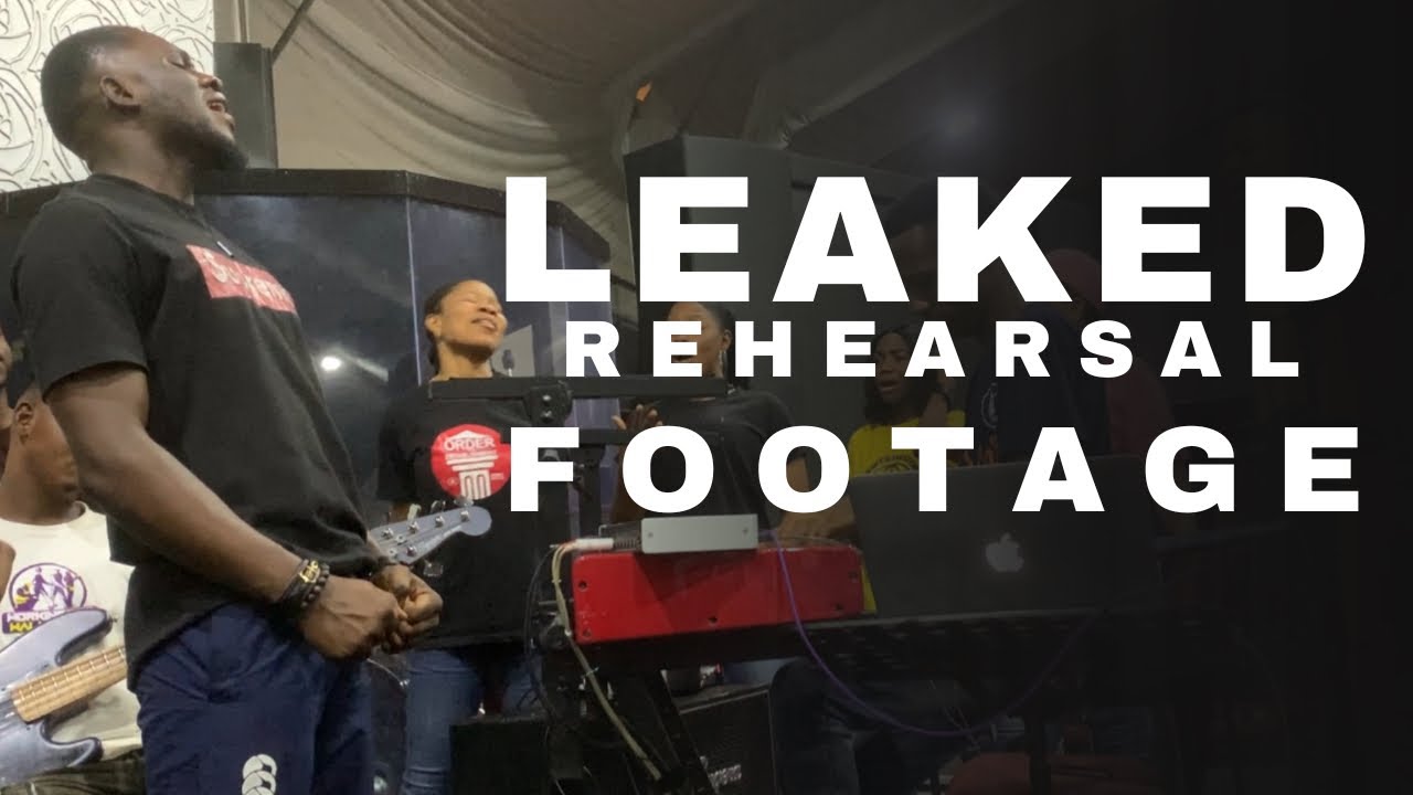 Leaked footage of COZA singers | Behind the scene