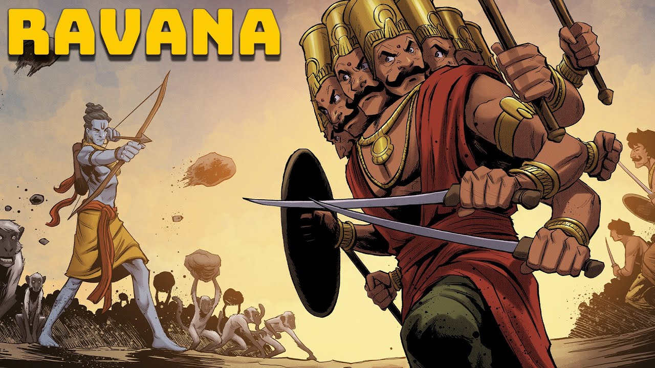 Ravana – Le Roi-Démon à Dix Têtes de la Mythologie Hindoue
